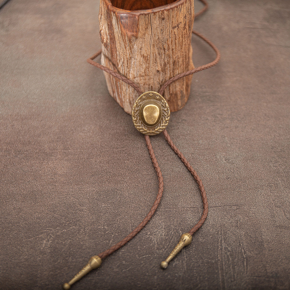 Wholesale western Polo tie collar necklace